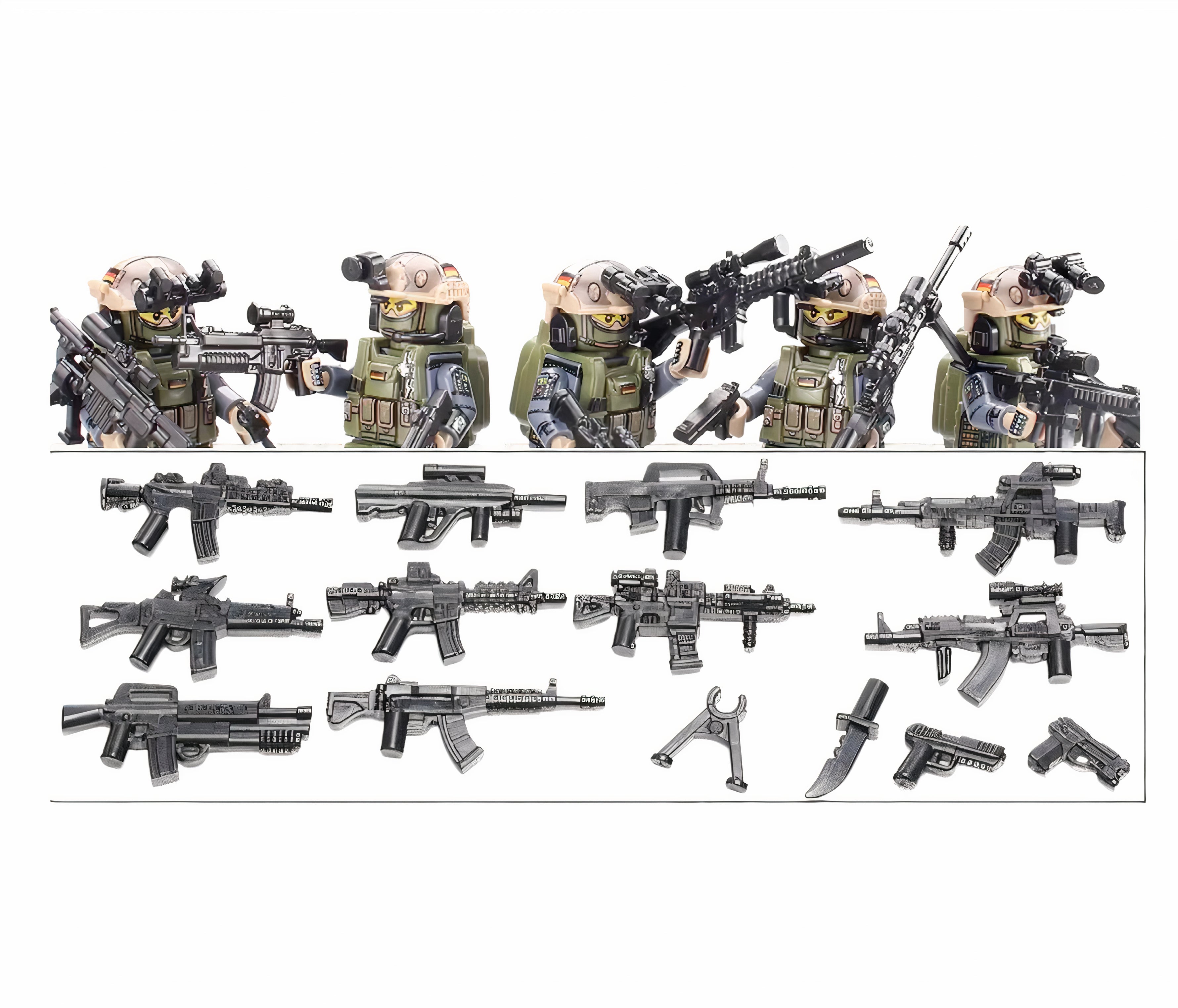 German Urban KSK Special Forces (5 Figures)