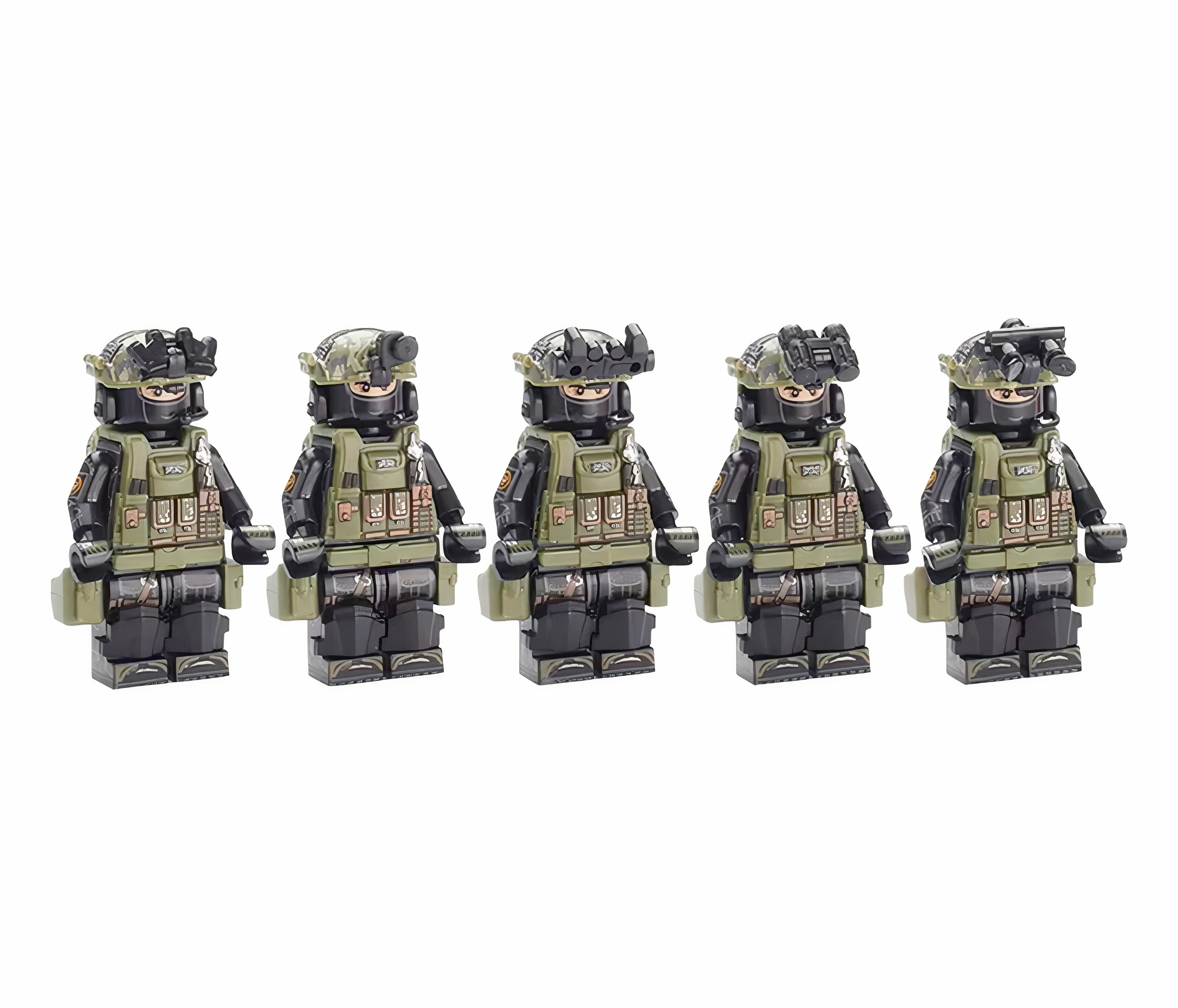 UK SAS Unit - Woodland Camo (5 Figures)