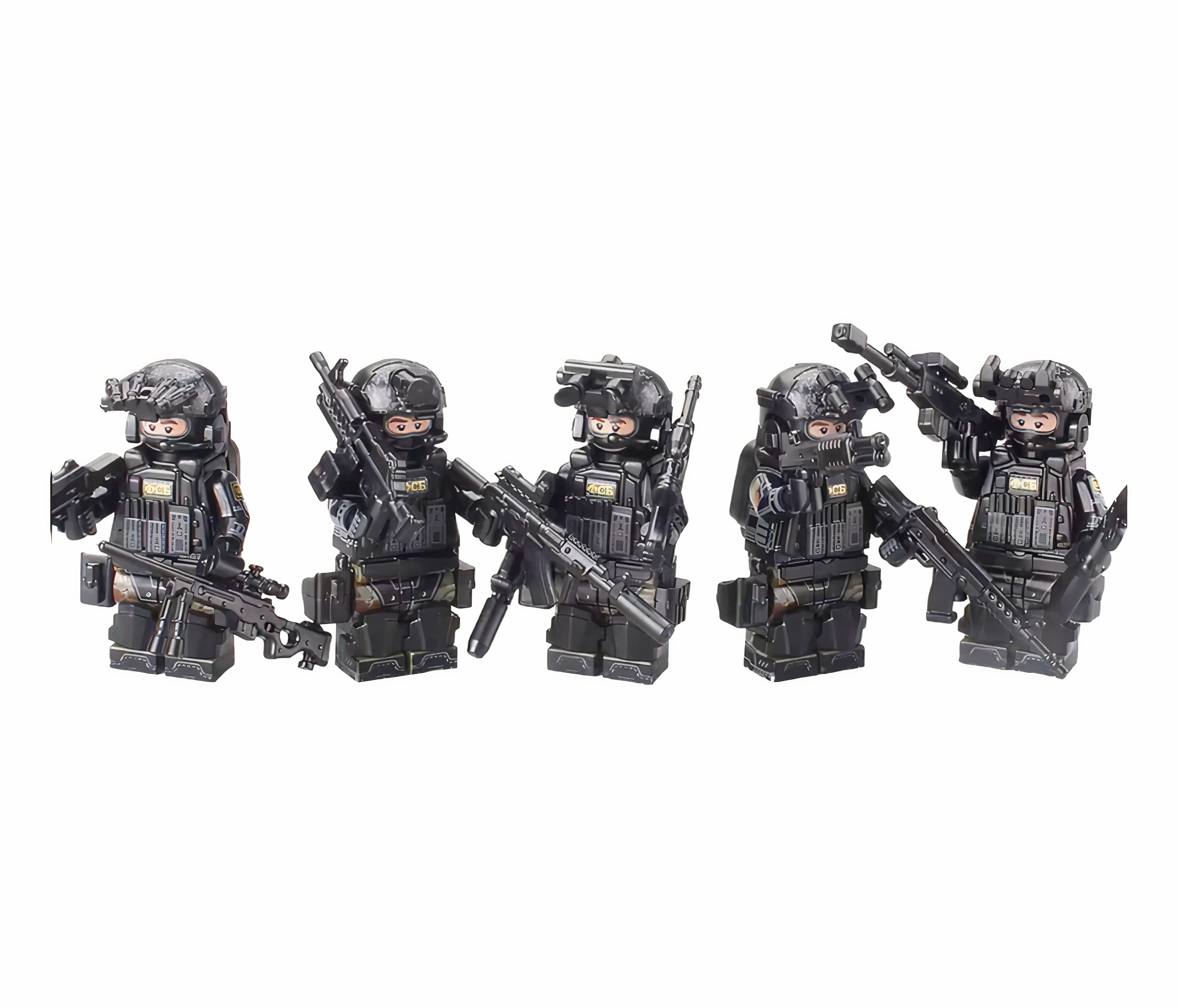 Russian FSB Unit - Night Camo (5 Figures)