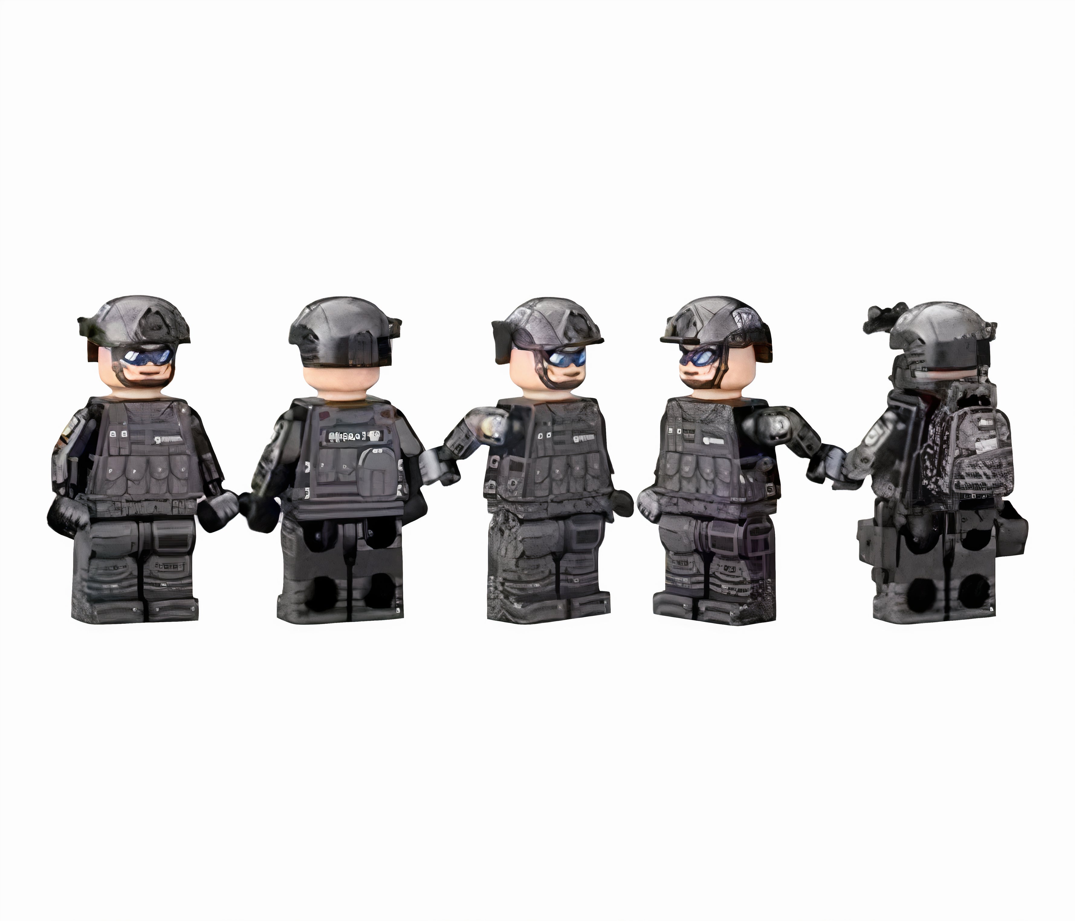 SWAT Hostage Rescue Team (5 Figures)