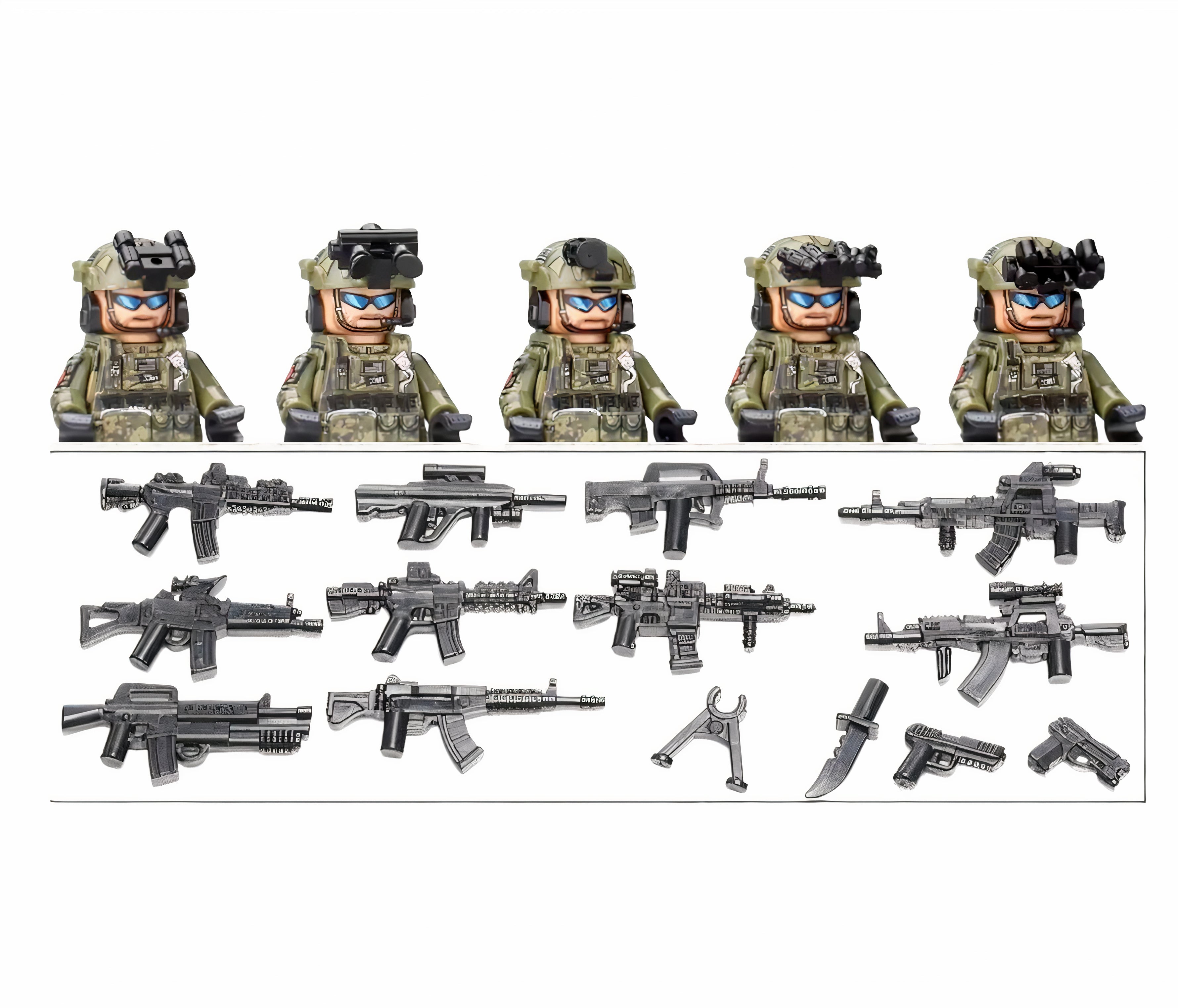 U.S. Delta Force Commandos (5 Figures)