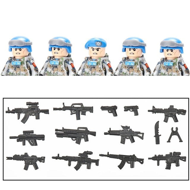 UN Peacekeeper Unit (5 Figures)