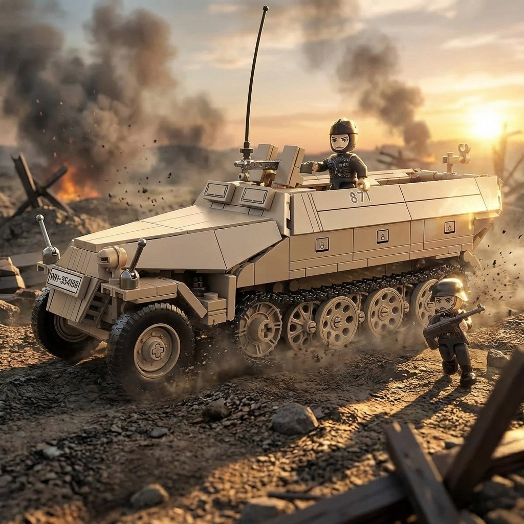 Sd.Kfz.251 Half-Track Armored Personnel Carrier