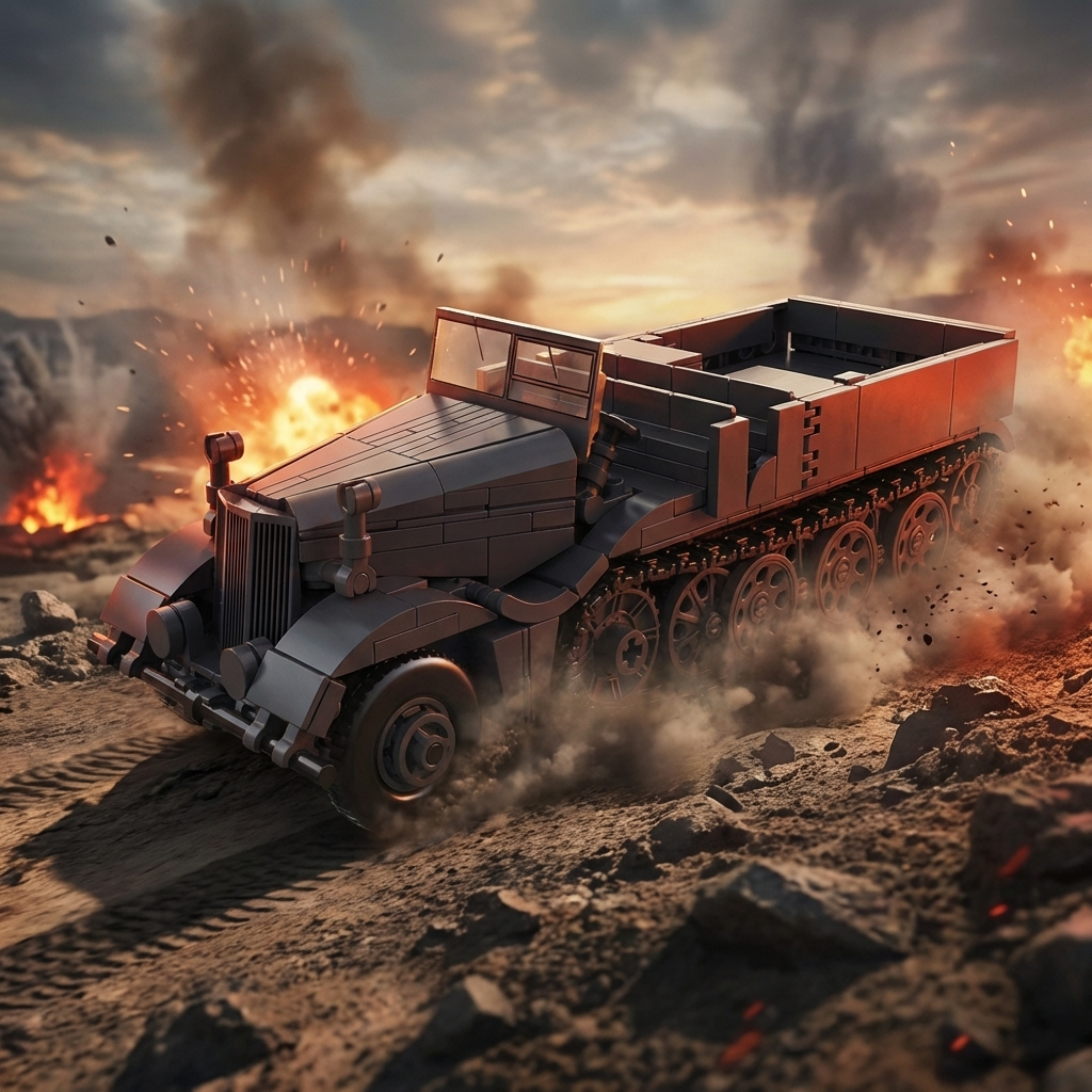 Sd.Kfz.11 Famo Half-Track