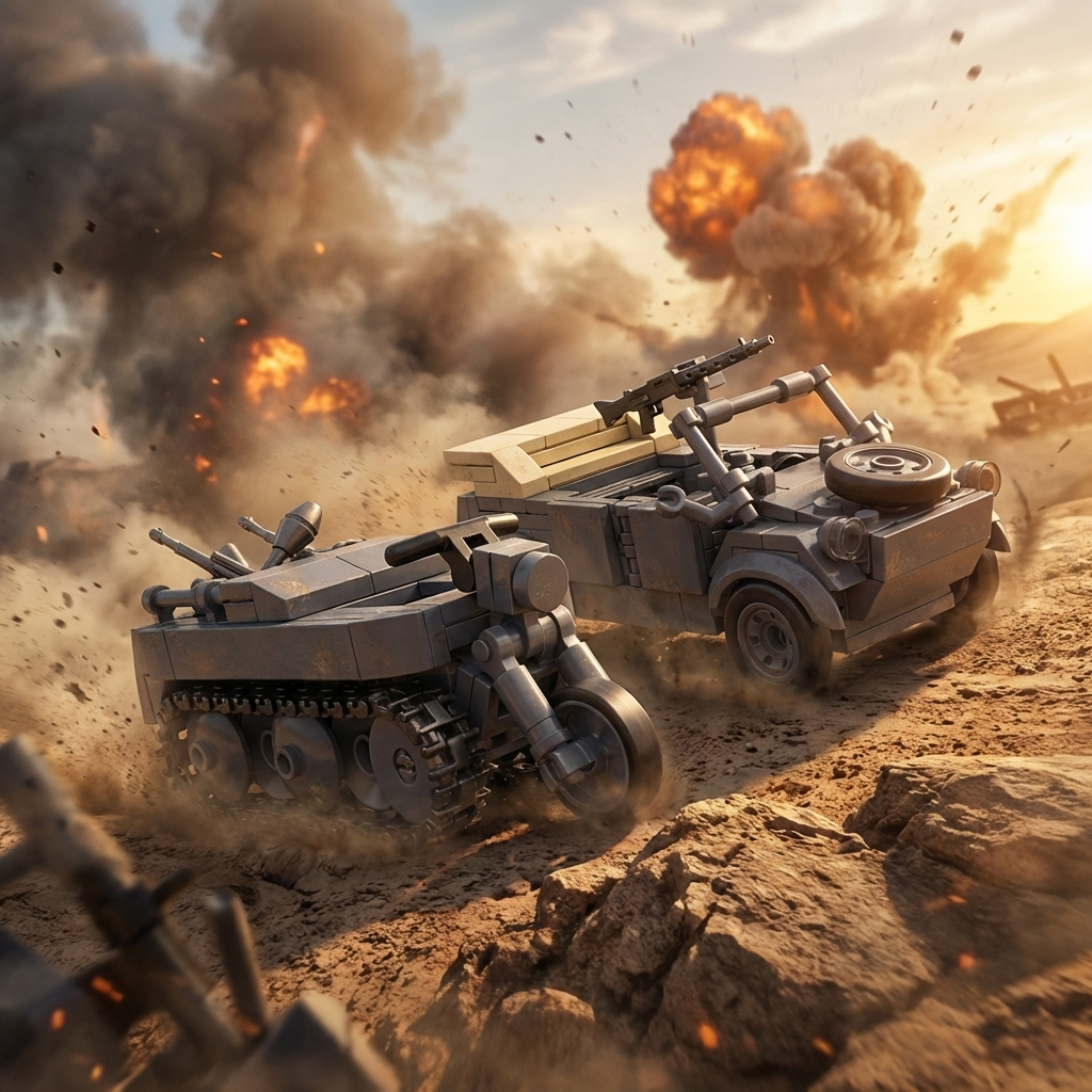 Sd.Kfz.2 Kettenkrad & Kübelwagen