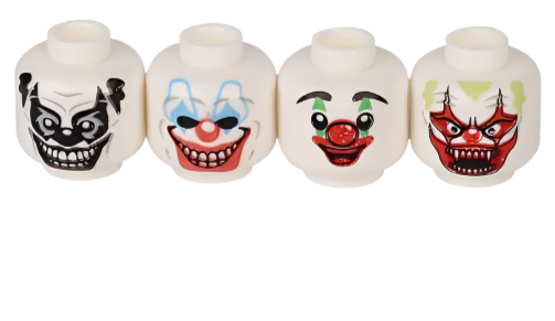 Custom Alternate Creepy Clown Heads