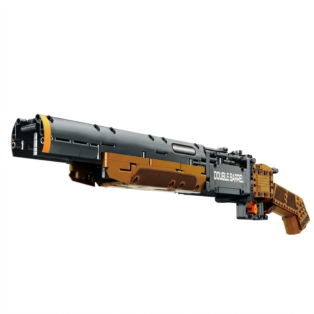 Double-Barrel Coach Gun Shotgun